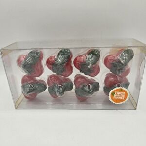 Target Fresh Squeezed Summer Cherry Shaped Fruit‎ Candles Set Of 8 New In Box